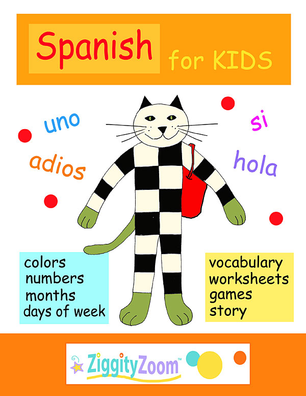 Spanish For Kids Activities Vocabulary And Flashcards Workbook 