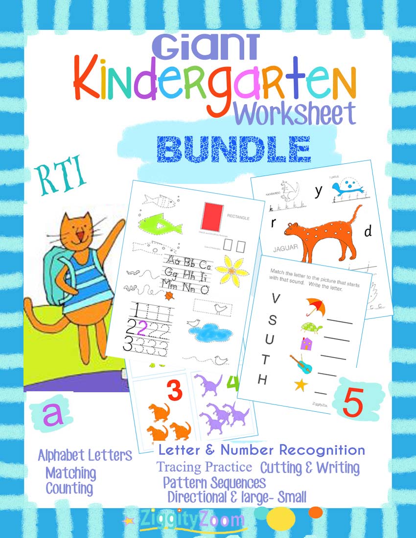 kindergarten workbook