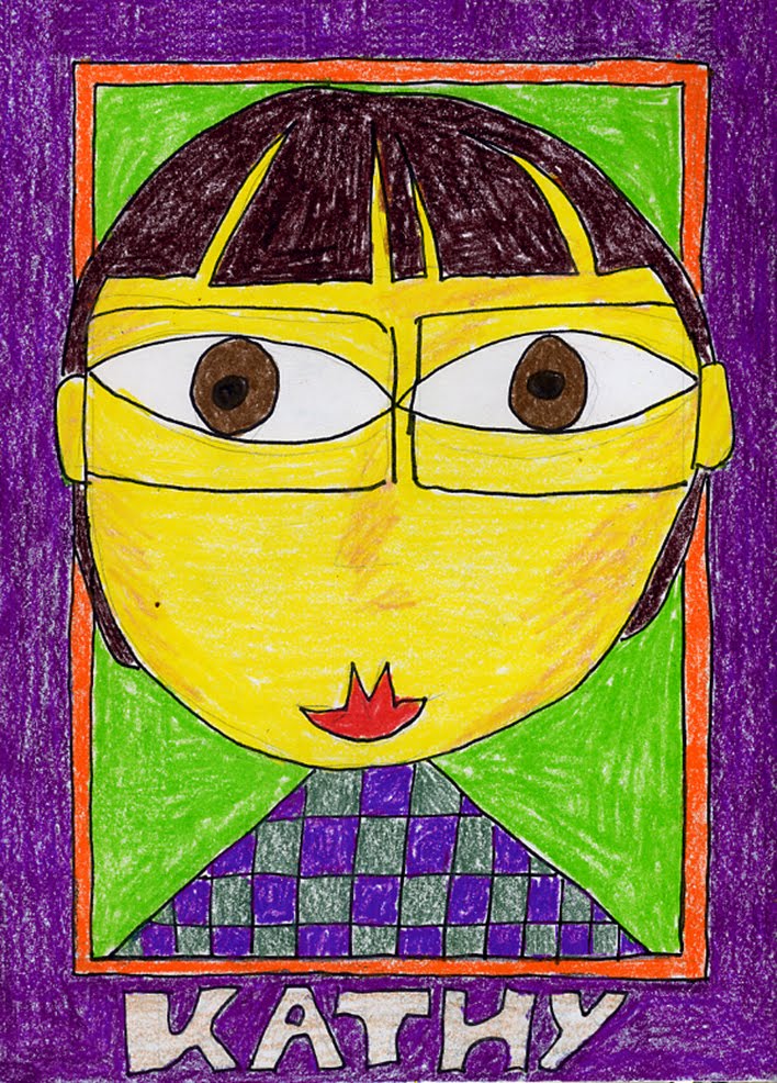 Self Portrait Art Project for Kids