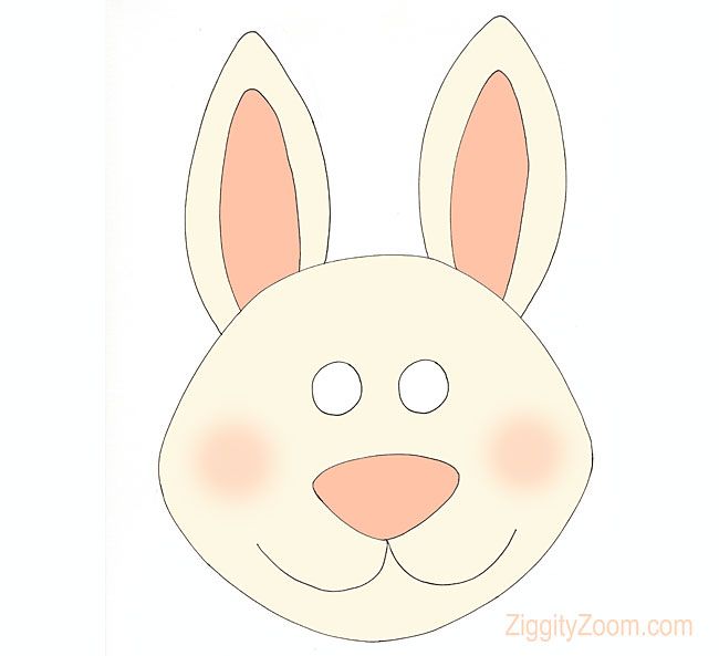 Printable Bunny Mask