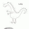 Lola Dragon Coloring Page