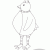 Party Penguin Coloring Page