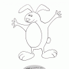 Funny Bunny COloring page