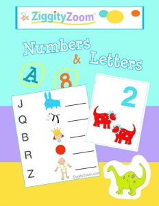 Numbers and Letters: Math & Literacy Fun Workbook