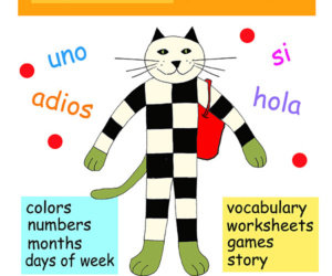Spanish for Kids: Printables, Activities and Vocabulary Workbook