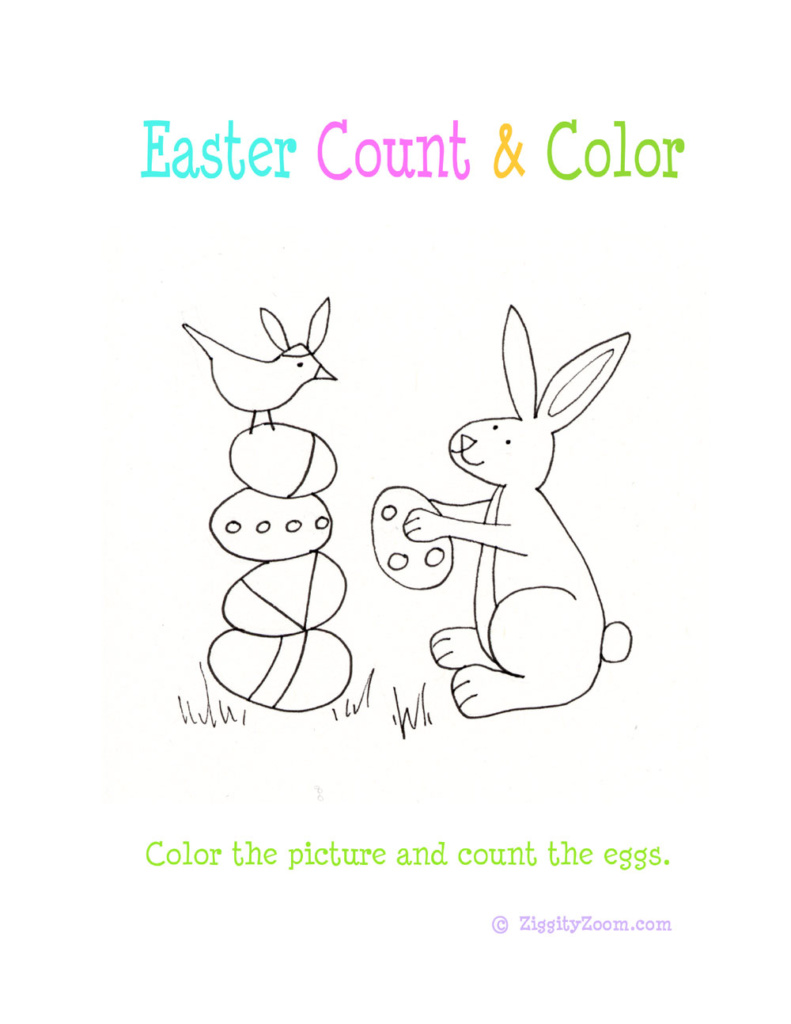 Kindergarten Easter Worksheets