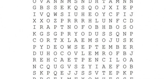 back to school word search activity