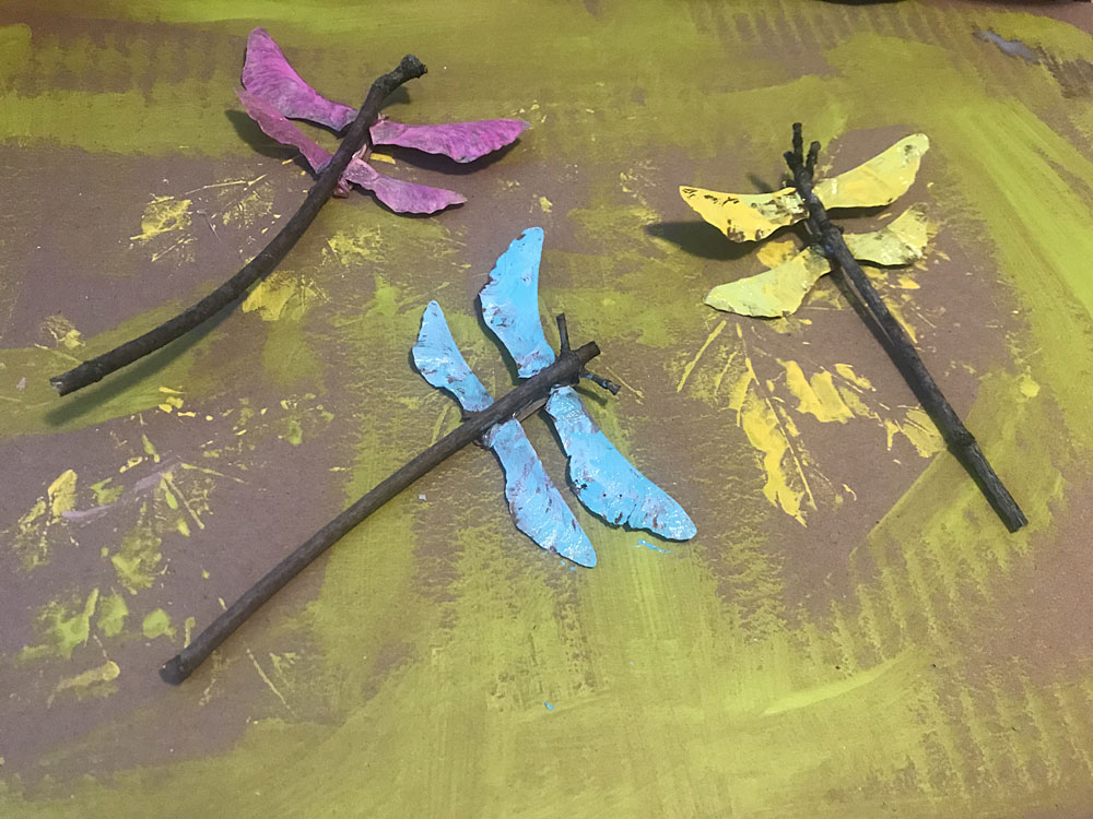 Dragonfly art project