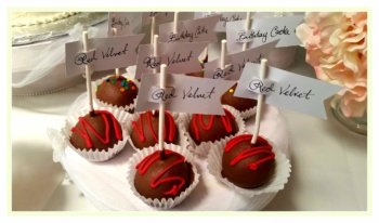 Red Velvet Cake Pops- A favorite treat at any age