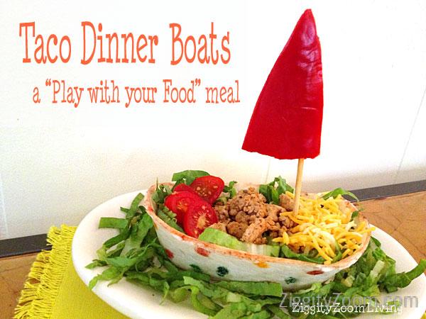 Taco Dinner Boats Recipe
