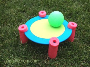 DIY Pool Noodle Game- Bounce Ball (Spike Ball)