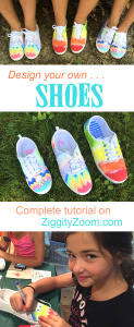 Fun and Fabulous DIY Shoes - Ziggity Zoom Family