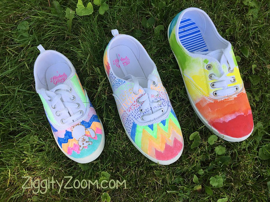 Fun and Fabulous DIY Shoes Ziggity Zoom Family