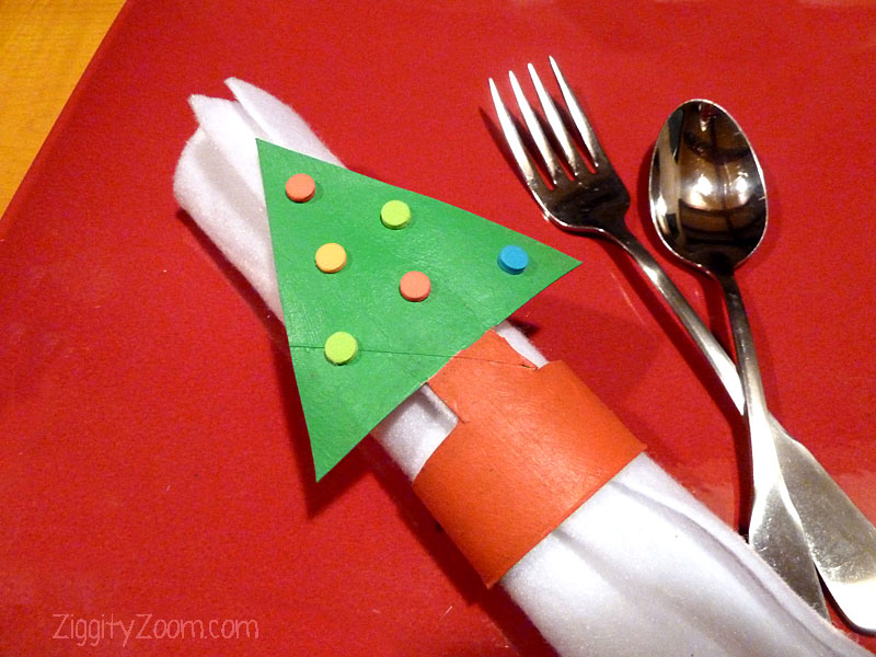 Christmas tree napkin holder