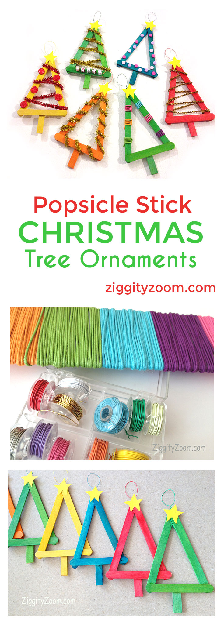 Popsicle stick ornaments