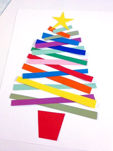 Paper Christmas Tree Craft - Ziggity Zoom Family