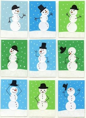 Snowman Sticker Art Project for Kids - Ziggity Zoom Family