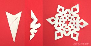 DIY Paper Snowflakes Tutorial - Ziggity Zoom Family
