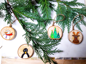 DIY Rustic Christmas Ornaments