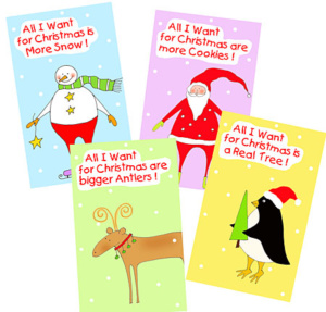 6 Cute Christmas Gift Tags to Print