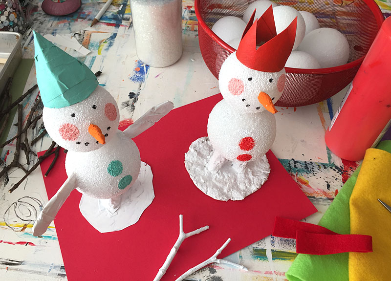 snowman craft project