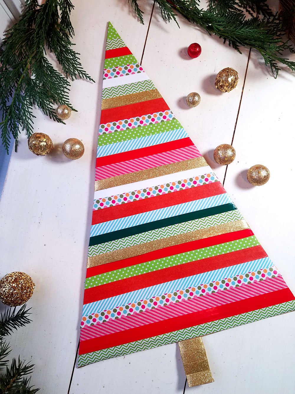 10 Beautiful Washi Tape Christmas Craft Ideas