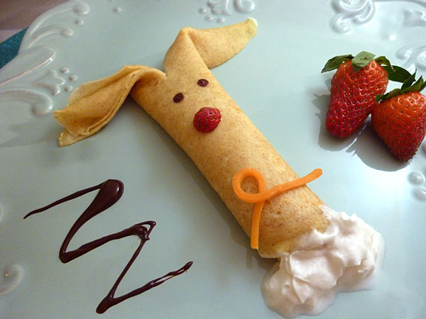 Bunny Crepes Recipe for Easter