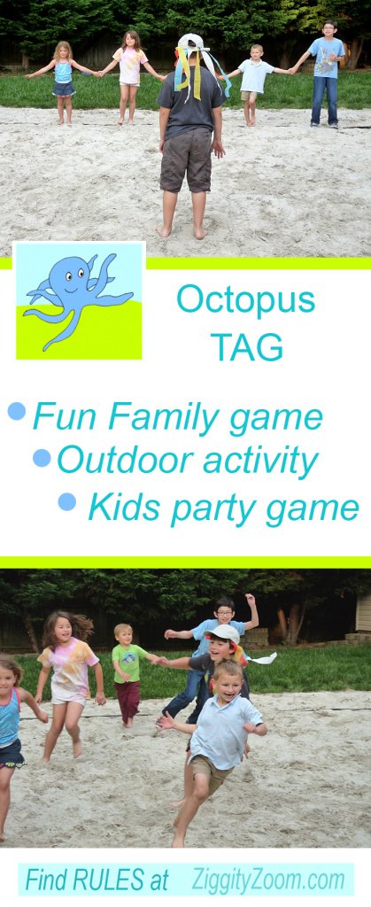 Octopus-Tag-Spiel für das Zeltlager