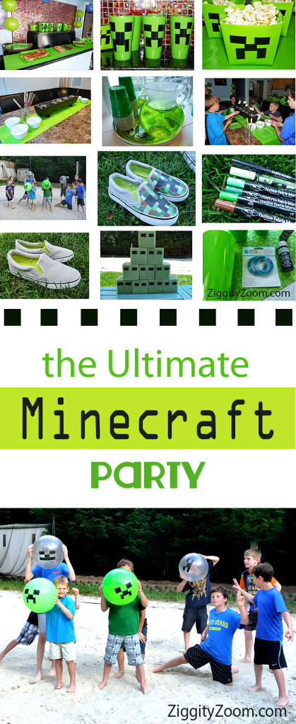 Minecraft party ideas