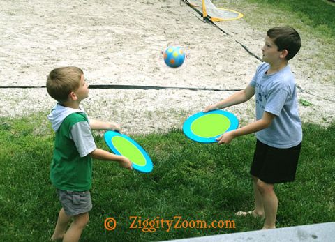 DIY Outdoor Ball Toss Game - Ziggity Zoom Family