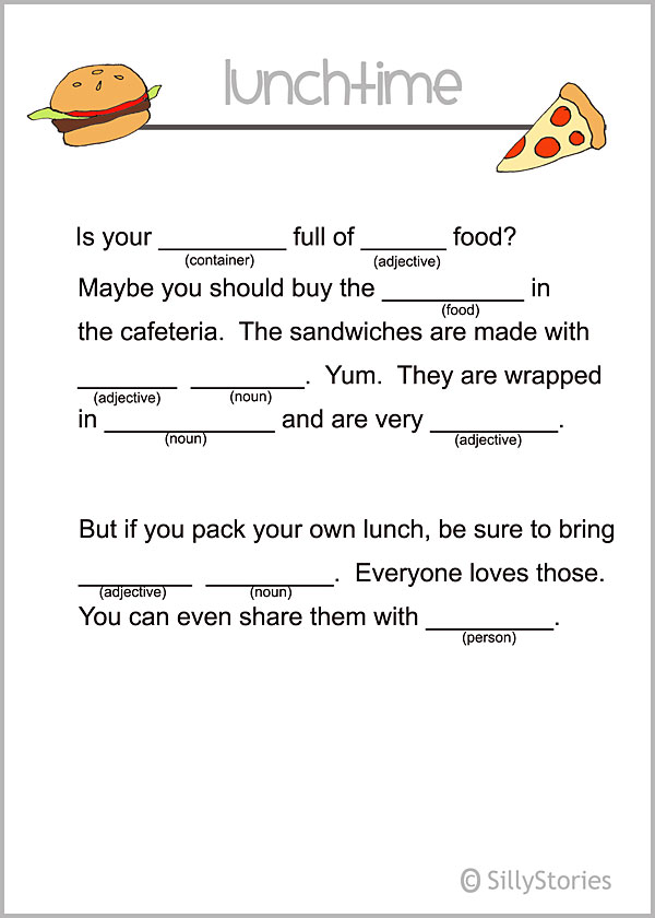 Printable notes for lunchboxes