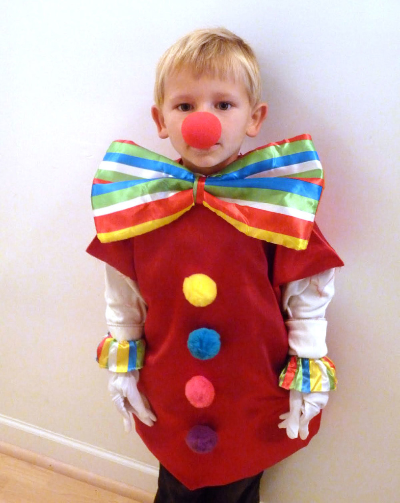 DIY Kids clown costume