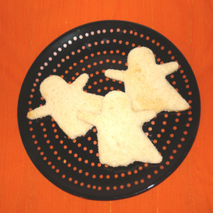 Ghost Toast for Halloween