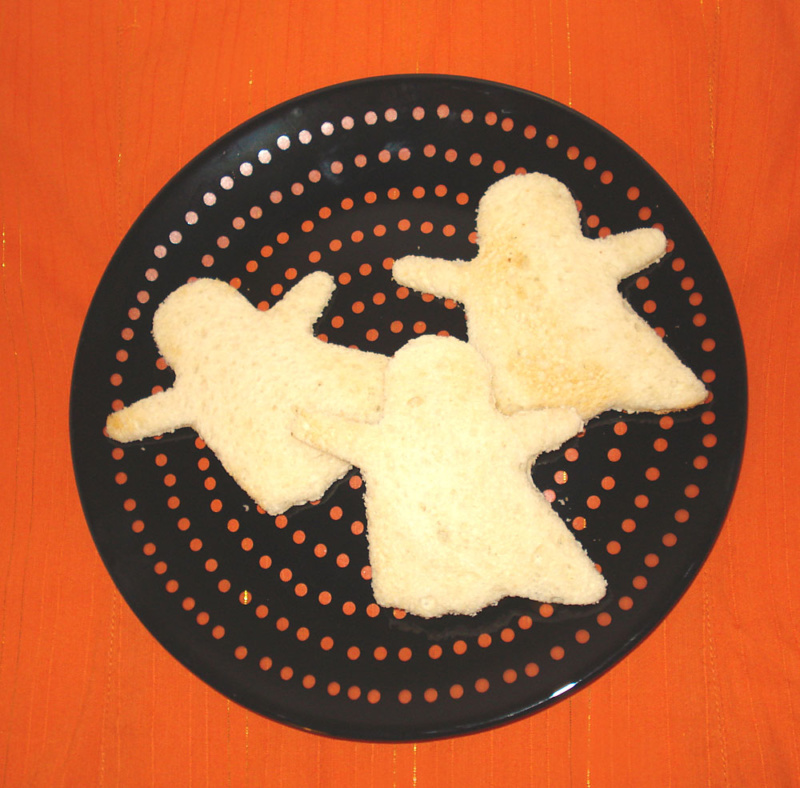 Ghost Toast for Halloween