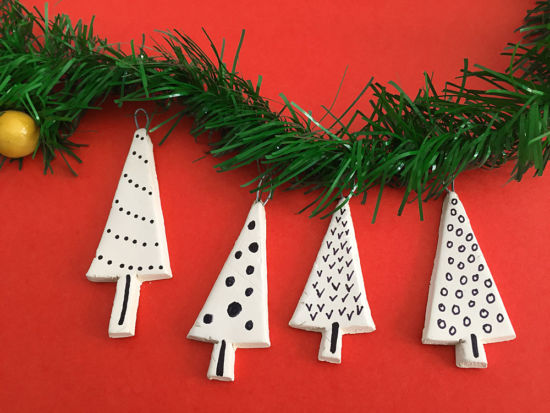 DIY Mini Tree Ornaments