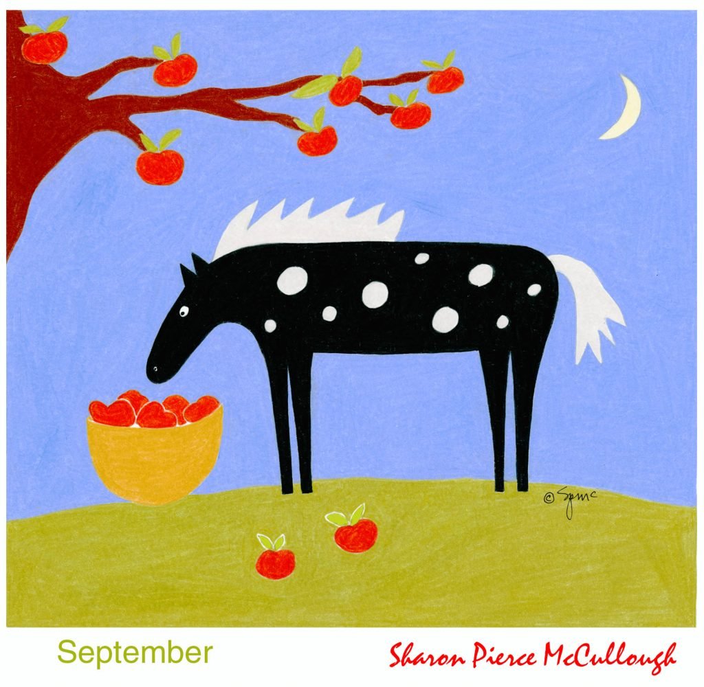 September Horse Print